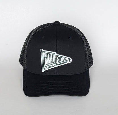 Bowrider Bitters Trucker Cap Black – front view