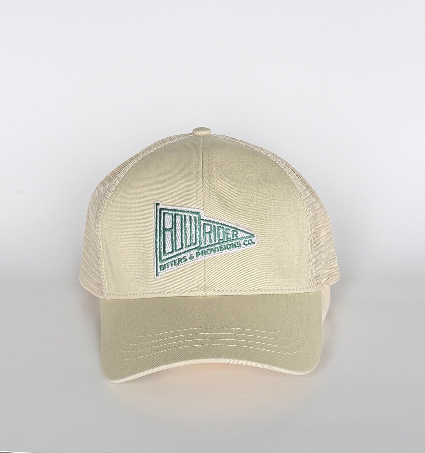 Bowrider Bitters Trucker Cap Stone – front view